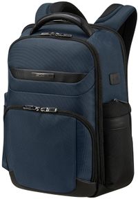 Samsonite 147137 1090 15.6'' PRO-DLX 6 EXP niebieski. Kolor: niebieski. Materiał: skóra, materiał. Wzór: kolorowy. Styl: elegancki, biznesowy