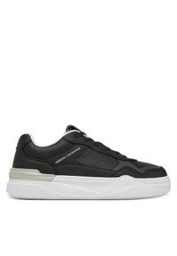 Armani Exchange Sneakersy XUX219 XV857 K001 Czarny. Kolor: czarny. Materiał: skóra