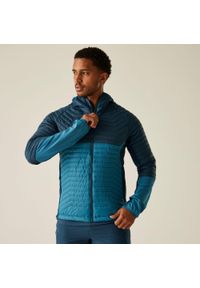 DARE 2B - Męska kurtka hybrydowa Descending II. Kolor: niebieski. Materiał: poliester, puch, materiał. Sport: turystyka piesza #1