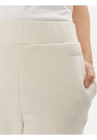 Calvin Klein Spodnie dresowe Micro Logo K20K206632 Écru Regular Fit. Materiał: bawełna #4