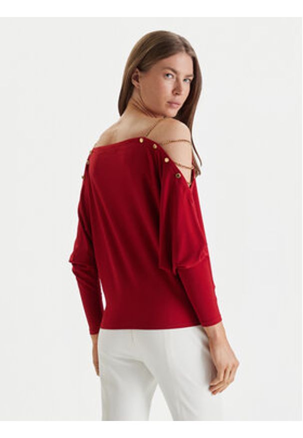 Marciano Guess Bluzka 6RGP05 6257A Czerwony Regular Fit. Kolor: czerwony. Materiał: syntetyk