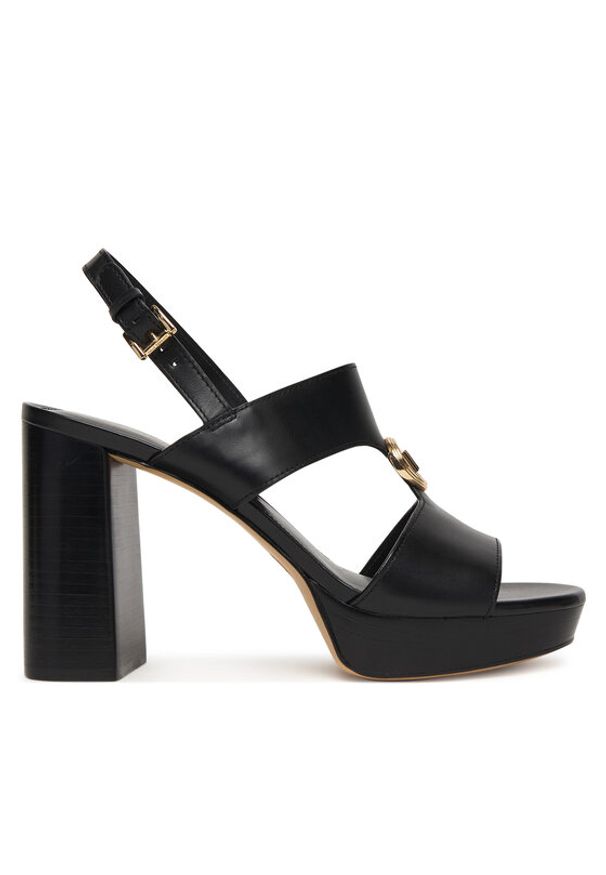 MICHAEL Michael Kors Sandały Erin Platform 40S6ERHS1L Czarny. Kolor: czarny. Materiał: skóra. Obcas: na platformie