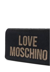 Love Moschino - LOVE MOSCHINO Torebka JC4104PP1OLK0000 Czarny. Kolor: czarny. Materiał: skórzane #3