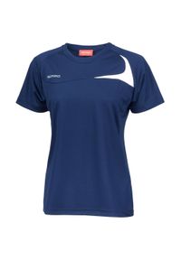 SPIRO - Damska Koszulka T-shirt Sportowy Trening. Kolor: niebieski, wielokolorowy, biały. Materiał: skóra, tkanina. Sport: fitness #1