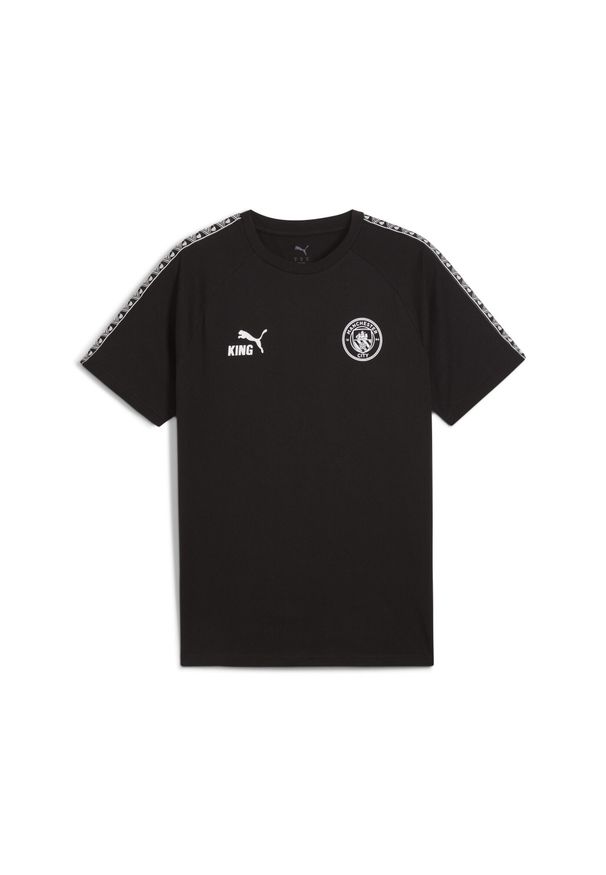 Puma - Męska koszulka Manchester City KING PUMA. Kolor: czarny. Sport: piłka nożna