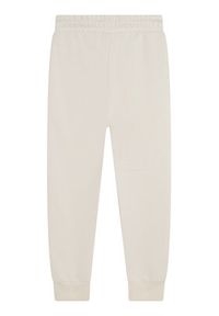 DKNY Spodnie dresowe D34A85 S Biały Regular Fit. Kolor: biały. Materiał: bawełna