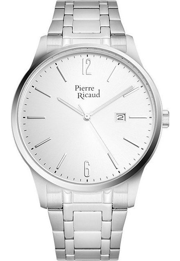 Zegarek Pierre Ricaud Zegarek męski Pierre Ricaud P97241.5153Q srebrny. Kolor: srebrny