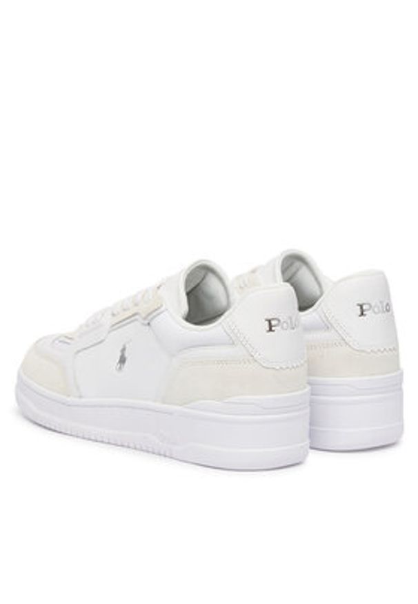 Polo Ralph Lauren Sneakersy 809P00810002 Biały. Kolor: biały. Materiał: skóra