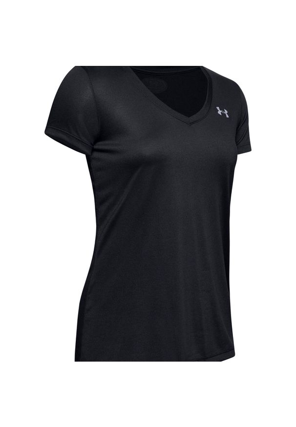 Koszulka fitness damska Under Armour Tech SSV - Solid. Kolor: czarny. Sport: fitness