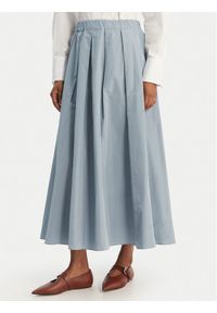 Weekend Max Mara Spódnica trapezowa Formica 2615101072 Błękitny Regular Fit. Kolor: niebieski. Materiał: bawełna #1