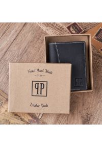 Portfel męski czarny PAOLO PERUZZI T-13-BL. Kolor: czarny. Materiał: skóra #1