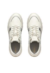 Geox Sneakersy D Alleniee D55LPA 0BC22 C1R1Q Écru. Materiał: skóra