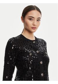 Marella Kardigan Siena1 2523346094 Czarny Regular Fit. Kolor: czarny. Materiał: bawełna #5