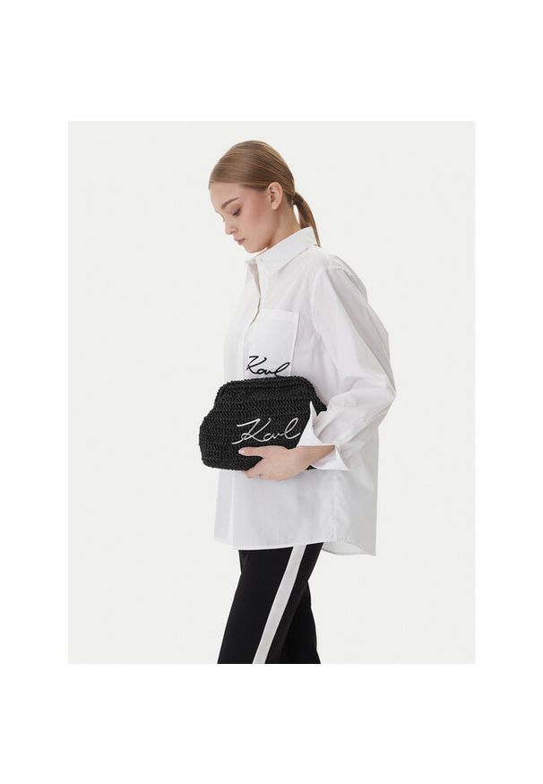 Karl Lagerfeld - Torebka KARL LAGERFELD. Kolor: czarny