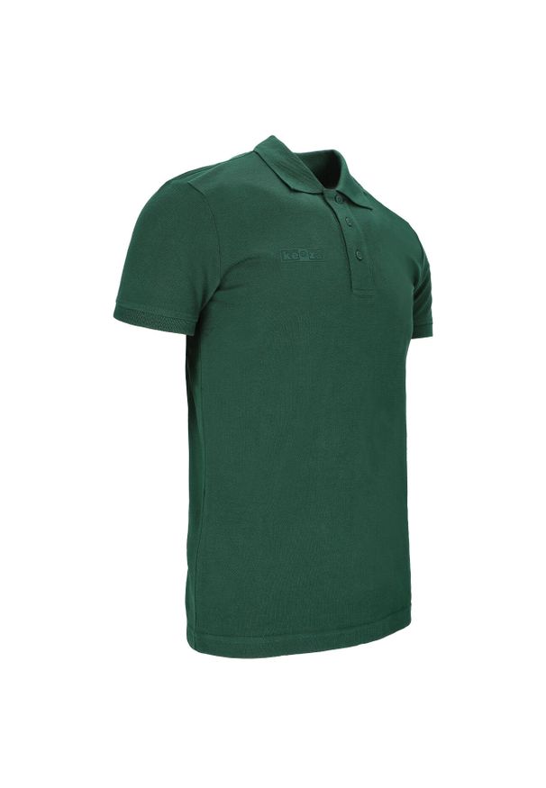 Koszulka Polo KEEZA Velve. Typ kołnierza: polo. Kolor: zielony. Sport: piłka nożna