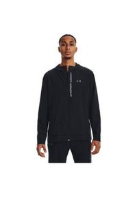 Kurtka do biegania męska Under Armour OutRun The Storm Jacket. Typ kołnierza: kaptur. Kolor: czarny. Styl: sportowy