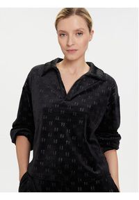Karl Lagerfeld - KARL LAGERFELD Koszulka piżamowa A4W44007 Czarny Regular Fit. Kolor: czarny. Materiał: syntetyk