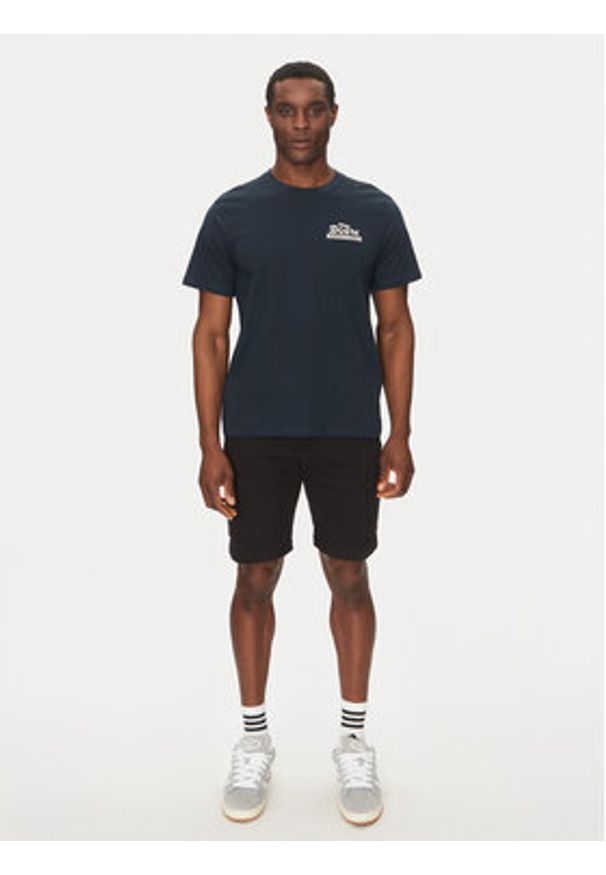 Element T-Shirt ELYZT00520 Granatowy Regular Fit. Kolor: niebieski. Materiał: bawełna