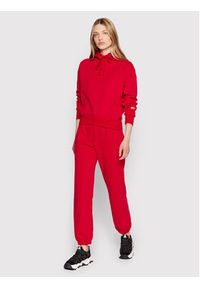 Patrizia Pepe Spodnie dresowe 8P0452/J041-R754 Czerwony Regular Fit. Kolor: czerwony. Materiał: bawełna #3