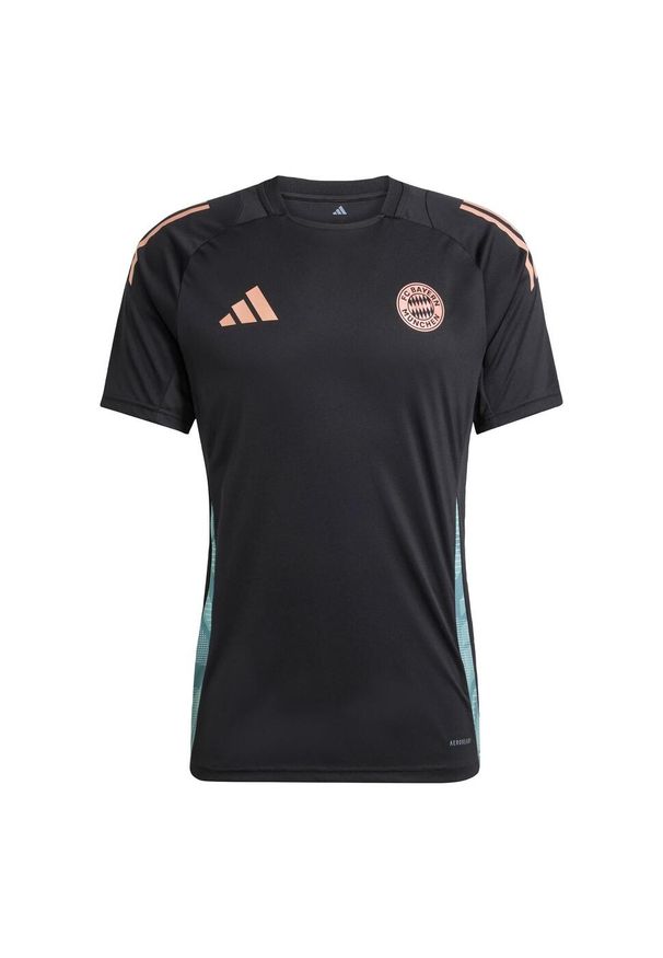 Adidas - Koszulka FC Bayern Tiro 24 Training. Kolor: czarny. Materiał: materiał