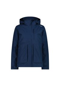 Kurtka puchowa z odpinanym kapturem dla kobiet CMP. Kolor: niebieski. Materiał: puch #1