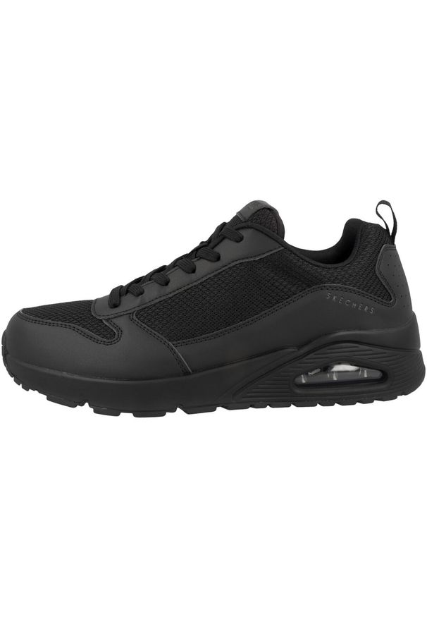 skechers - Buty sportowe Sneakersy męskie, Skechers Uno - Fastime. Zapięcie: sznurówki. Kolor: czarny, wielokolorowy. Materiał: materiał, syntetyk. Szerokość cholewki: normalna. Sport: turystyka piesza