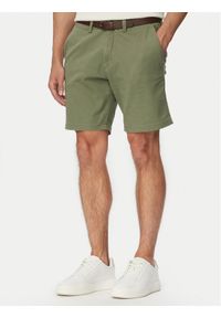 Jack & Jones Szorty materiałowe Adam Belted 12288603 Szary Regular Fit. Kolor: szary. Materiał: bawełna #1