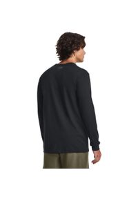 Bluza Under Armour Project Rock Brahma Bull Long Sleeve, Mężczyźni. Kolor: czarny. Materiał: materiał, bawełna. Długość rękawa: długi rękaw. Sport: fitness