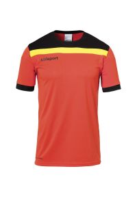 UHLSPORT - Zestaw strażników Uhlsport Offense 23. Kolor: czarny, pomarańczowy, wielokolorowy, żółty. Materiał: dresówka. Sport: piłka nożna