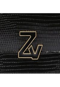 Zadig&Voltaire Torebka Zv Initiale Le Mini Embossed I LWBA02215 Czarny. Kolor: czarny. Materiał: skórzane #3