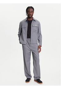 Kappa Spodnie materiałowe 62131TW 04Y Szary Regular Fit. Kolor: szary. Materiał: syntetyk #5
