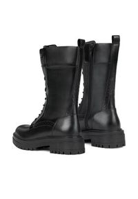 Geox Trzewiki D Iridea D36HRE 00043 C9999 Czarny. Kolor: czarny. Materiał: skóra