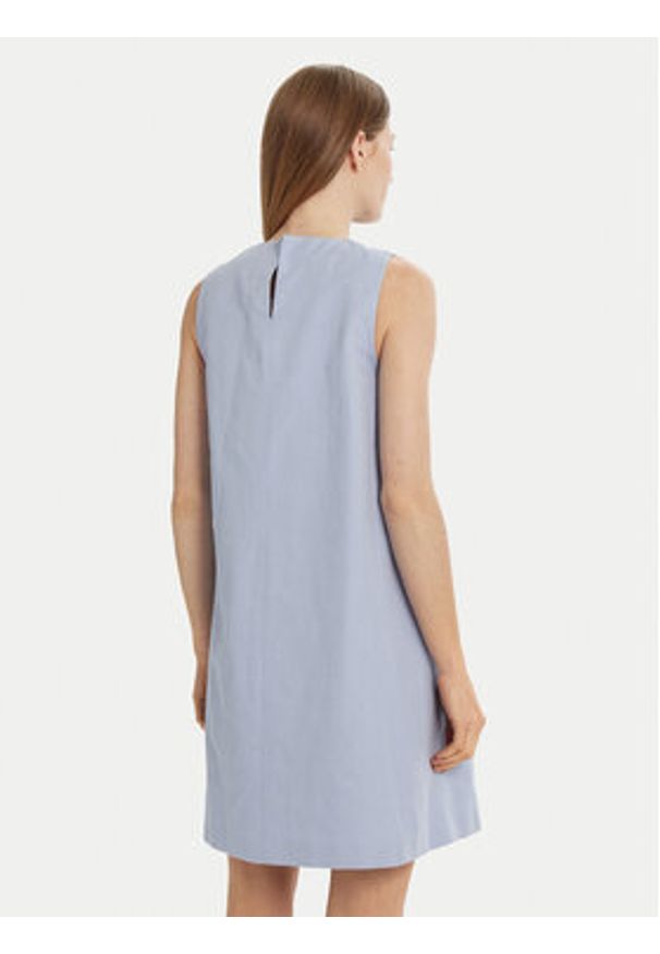Weekend Max Mara Sukienka codzienna Racer 2515221102 Błękitny Regular Fit. Okazja: na co dzień. Kolor: niebieski. Materiał: bawełna. Typ sukienki: proste. Styl: casual