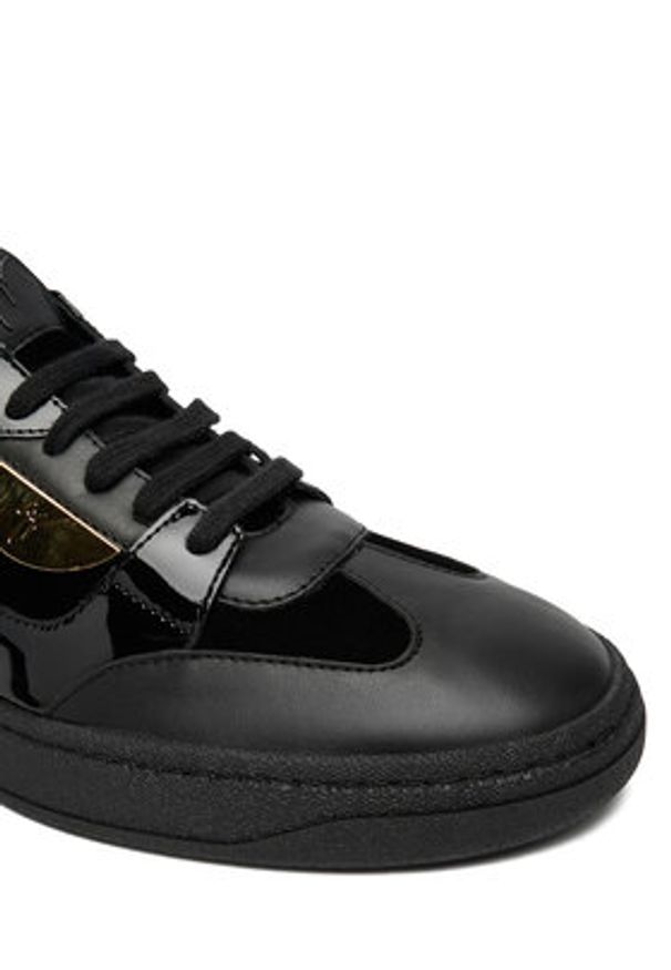 Giuseppe Zanotti Sneakersy RU50045/002 Czarny. Kolor: czarny. Materiał: skóra