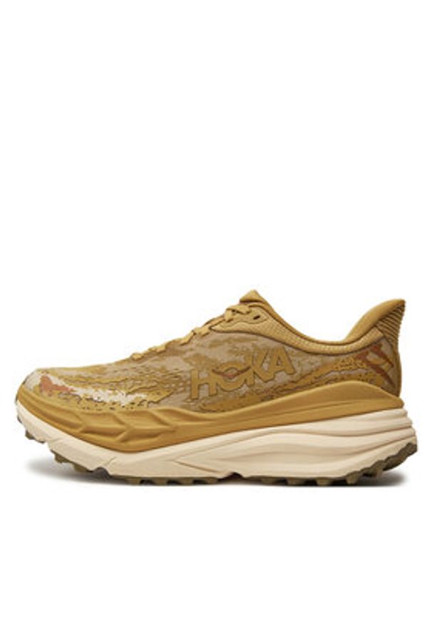 HOKA - Hoka Buty do biegania Stinson 7 1141530 Beżowy. Kolor: beżowy. Materiał: materiał