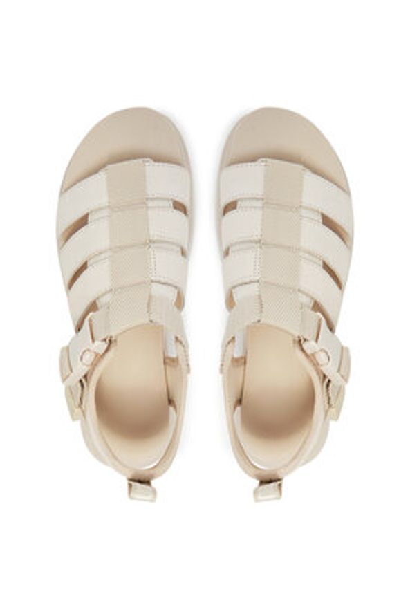 Ugg Sandały W Cora 1152698 Écru. Materiał: skóra, nubuk