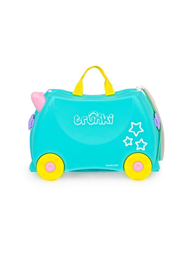 Trunki Jednorożec Una + naklejki TRU-0287. Materiał: guma. Styl: wakacyjny, młodzieżowy