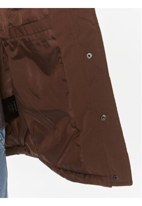 Fransa Bezrękawnik 20612130 Brązowy Regular Fit. Kolor: brązowy. Materiał: syntetyk. Długość rękawa: bez rękawów