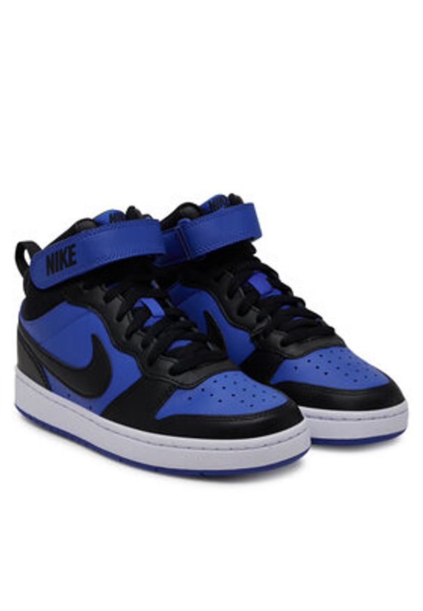 Nike Sneakersy Court Borough Mid 2 (GS) CD7782 404 Niebieski. Kolor: niebieski. Materiał: skóra. Model: Nike Court