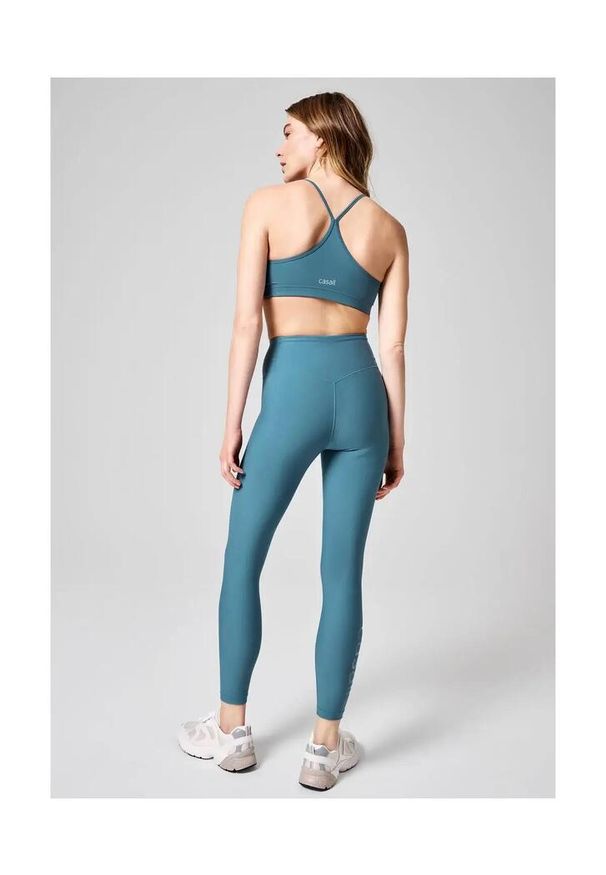 CASALL - Legginsy Damskie Fitness Casall Z Wysokim Stanem. Stan: podwyższony. Kolor: niebieski. Sport: fitness