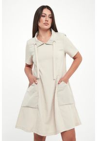Joseph Ribkoff - Sukienka ze strukturalnej tkaniny JOSEPH RIBKOFF. Materiał: tkanina #5