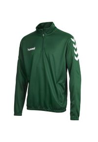 Bluza sportowa dla dorosłych Hummel Core 1/2 Zip Sweat. Kolor: biały, zielony, wielokolorowy