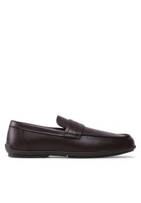 Calvin Klein Mokasyny Driver High Freq Lth HM0HM00969 Brązowy. Kolor: brązowy. Materiał: skóra