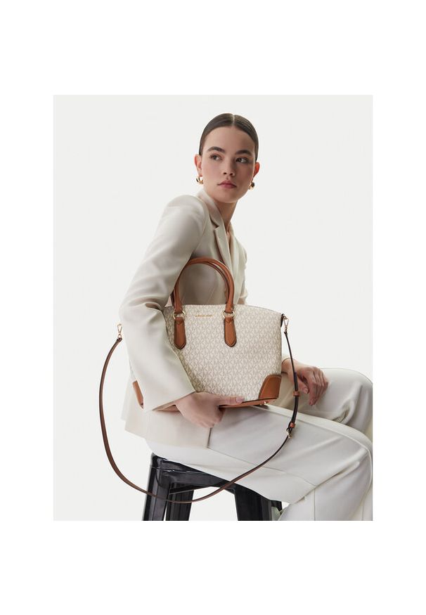 Torebka MICHAEL Michael Kors. Kolor: kremowy