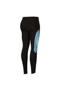 Legginsy do biegania damskie EXTREME HOBBY CALEIDOSCOPE. Kolor: niebieski, turkusowy, wielokolorowy. Materiał: elastan, poliester. Długość: długie. Sezon: wiosna, jesień. Sport: kolarstwo, bieganie