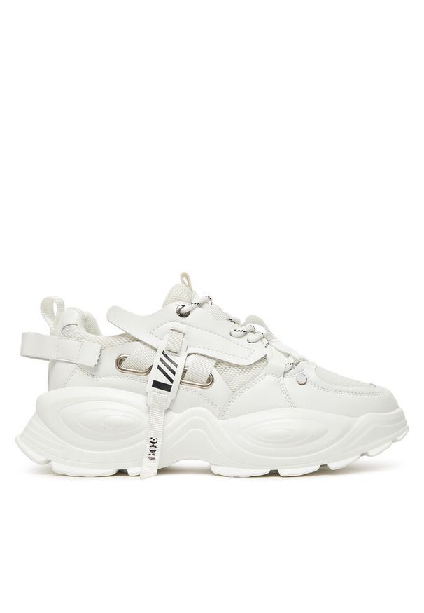 Sneakersy GOE. Kolor: biały