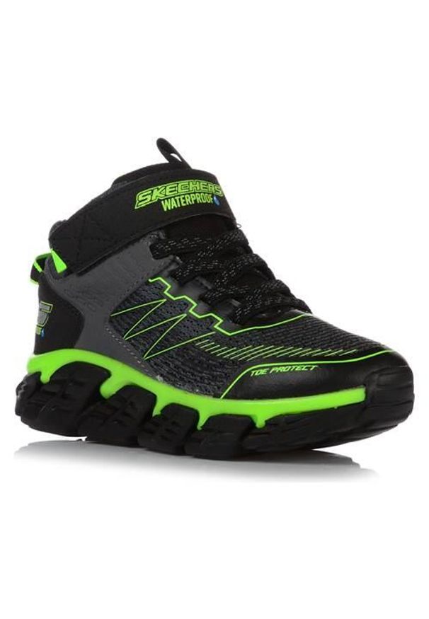 skechers - Buty zimowe chłopięce, Tech-Grip - High-Surge. Kolor: czarny. Materiał: syntetyk, materiał. Sezon: zima. Styl: sportowy. Model: Skechers Sport. Sport: turystyka piesza