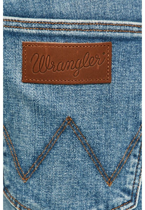 Wrangler - Jeansy 803. Okazja: na co dzień. Kolor: niebieski. Styl: casual