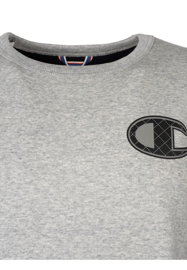 Champion Bluza "C-Neck" | HBGF88H586N8A | Mężczyzna | Szary. Okazja: na co dzień. Kolor: szary. Materiał: poliester, bawełna. Styl: casual