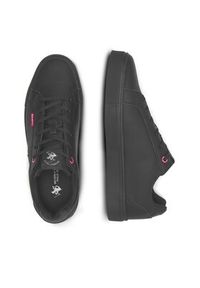Beverly Hills Polo Club Sneakersy M-AF210880-B Czarny. Kolor: czarny. Materiał: skóra #4